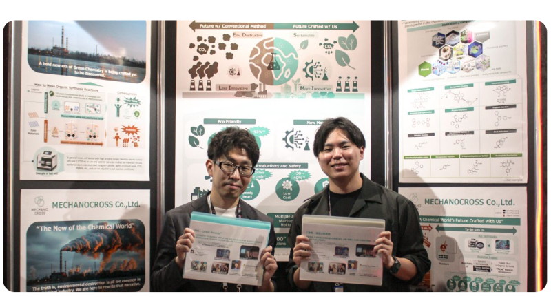 展示ブースでの様子
