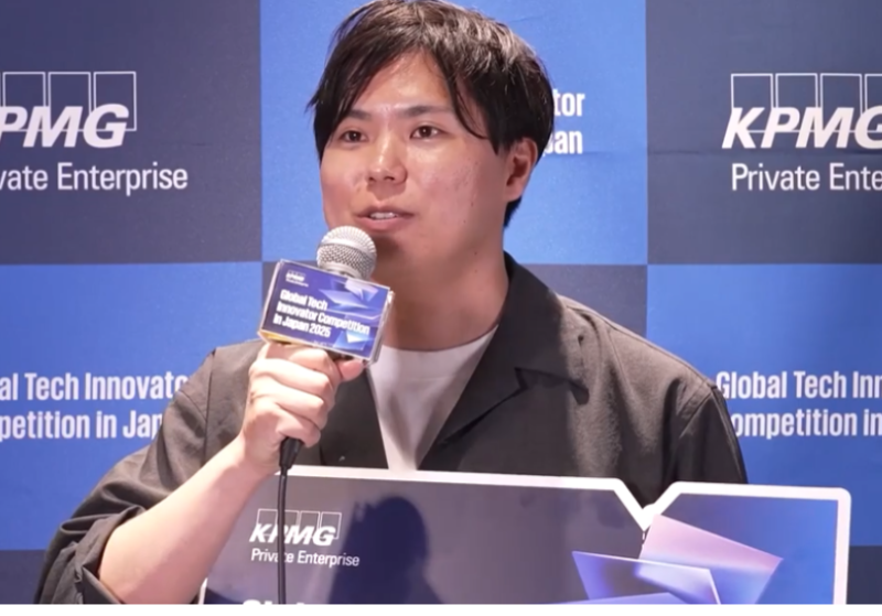 写真「KPMG Dream賞」受賞のようす