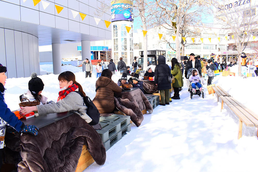 新さっぽろ健康フェス～冬のウォーカブル向上に向けた大実験～の様子