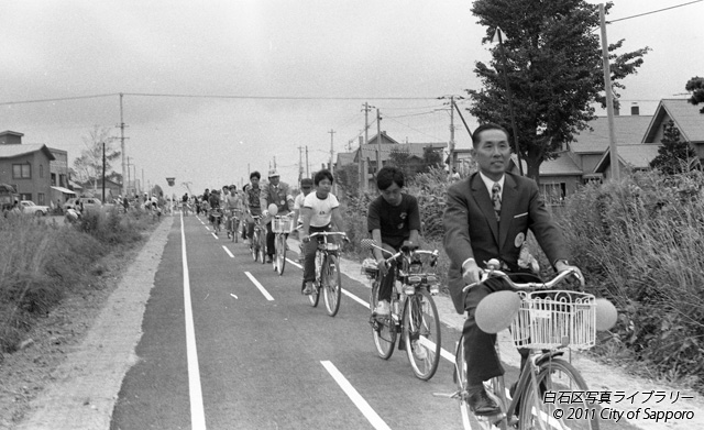 画像：白石サイクリングロード開設