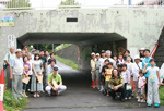白石サイクリングロード・モザイクタイルアート