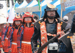 片倉鉄砲隊と甲冑武者