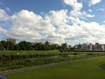一条橋から見える自然の風景が好き。