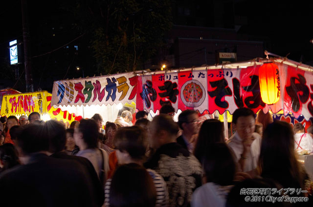 画像：お祭りの夜